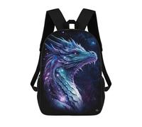 sinyumoney Galactic Dragon Art Print-30 School Bags Large Water Resistant Laptop Backpack - Perfect for Travel, Work And Daily Use 17inch
