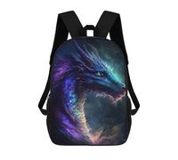 sinyumoney Galactic Dragon Artwork -3 Rucksack Rucksack Casual Daypacks School Work Travel Bag for Men, Women & Teenage Boys 17inch