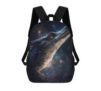sinyumoney Galactic Dragon Artwork-5 School Backpack Fashion Stationery Backpack Waterproof Casual Daypacks for Camping Outdoor Adventures And Daily Travel 17inch