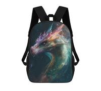 sinyumoney Galactic Dragon Rucksack Lightweight Airport College Students Back Pack for Girls Boys Teenage 17inch