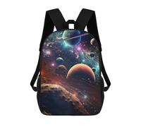 sinyumoney Galactic Dreamscape Backpack for Boys Teen Students, Girls Rucksack Bags Toddler Elementary Middle School Bookbag 17inch