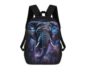sinyumoney Galactic Elephant Majesty Backpack School Bag Business Durable Laptop Bag for Campus Outdoor Travel Sports 17inch