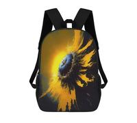 sinyumoney Galactic Eye Cosmic Artwork Backpacks 3D Printed Kids School Backpack Outdoor Casual Daypack Fashion Casual Children Backpacks Cute Travel Bags 17inch