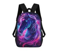 sinyumoney Galactic Horse Art Print-1 Backpack School Bag High Secondary School Bags Casual Backpack for Teenage Girls Boys Women Men 17inch