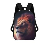 sinyumoney Galactic Lion Majesty -18 Rucksack Rucksack Casual Daypacks School Work Travel Bag- Perfect for Travel, Work And Daily Use 17inch
