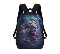 sinyumoney Galactic Lion Majesty -5 School Backpack Lightweight Airport College Students Back Pack for Boys/Girls/Teenagers 17inch