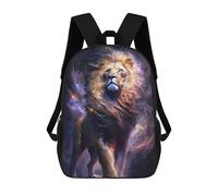 sinyumoney Galactic Lion Majesty Rucksack School Secondary High School College Backpack Travel for Teenage Girls Boys Women Men 17inch