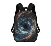 sinyumoney Galactic Maelstrom Backpacks Kids Student Schoolbag 3D Printed Backpacks Elementary And Middle School Students Backpacks for Boys Girls 17inch