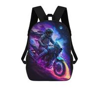 sinyumoney Galactic Motorcycle Ride -6 School Bags Computer Rucksack for School/Work/Travel for Camping Outdoor Adventures And Daily Travel 17inch