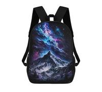 sinyumoney Galactic Mountain Landscape -3 Children's 17 Inch School Backpack 3D Printed Cool Knapsack for Kids Travel Rucksacks Book Bags Kids School Bag