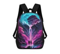 sinyumoney Galactic Odyssey Backpack School Travel College Rucksack Backpacks for Men, Women & Teenage Boys 17inch