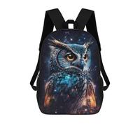 sinyumoney Galactic Owl Art Print-4 Backpack School Bag Business Durable Laptop Bag for Campus Outdoor Travel Sports 17inch