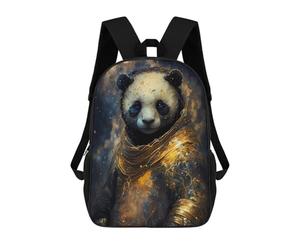 sinyumoney Galactic Panda Guardian School Backpack Travel College Rucksack Backpacks for Teenage Girls Boys Women Men 17inch
