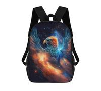 sinyumoney Galactic Phoenix Art Print -5 Backpack School Rucksack Casual Daypacks School Work Travel Bag for Men, Women & Teenage Boys 17inch