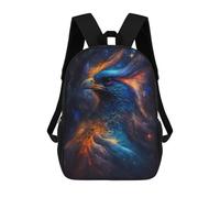 sinyumoney Galactic Phoenix Art Print -8 Rucksack Water Resistant Travel Backpack Computer Bag for Campus Outdoor Travel Sports 17inch