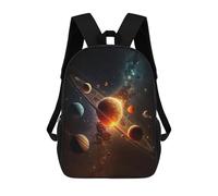 sinyumoney Galactic Planetary Array Rucksack Fashion Stationery Backpack Waterproof Casual Daypacks for Men/Women 17inch