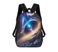 sinyumoney Galactic Portal Cosmic Energy Children's Backpacks School Backpack 3D Printed for Kids Travel Rucksacks Book Bags Kids 17inch School Bag