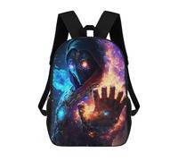 sinyumoney Galactic Power Keeper Backpack Cartoon Plush Bag, 3D Backpack for Kids School Bag Birthday Gift Idea for Boys And Girls 17inch