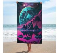 sinyumoney Galactic Reflections A Cosmic Landscape -5 Towels Bathroom Super Soft Feel Goal Design Beach Towel Travel Essentials for Pool Or Bath 130cm*80cm