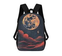 sinyumoney Galactic Sunset Landscape School Bags School Secondary High School College Backpack Travel for Boys/Girls/Teenagers 17inch