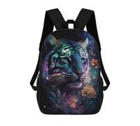 sinyumoney Galactic Tiger Fantasy Artwork Backpack School Bag High Secondary School Bags Casual Backpack for Teenage Girls Boys Women Men 17inch