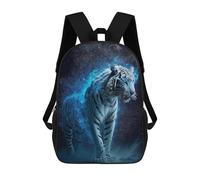 sinyumoney Galactic Tiger Majesty -6 Backpack School Lightweight Casual Daypack School Backpacks for Teenage Girls Boys Women Men 17inch