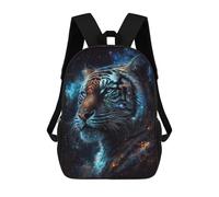 sinyumoney Galactic Tiger Portrait-34 Backpack School Lightweight Airport College Students Back Pack for Girl, Teen Girls 17inch