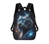 sinyumoney Galactic Tiger Portrait-6 Backpack School Daypacks Business Backpack Water Resistant Bookbag for Men, Women & Teenage Boys 17inch
