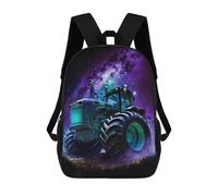 sinyumoney Galactic Tractor Adventure-10 School Backpack Business Laptop Rucksack Bag Unisex Casual Daypack for Men, Women & Teenage Boys 17inch
