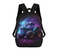 sinyumoney Galactic Tractor Adventure-15 School Backpack Lightweight Schoolbag Dayback Bookbag College for Camping Outdoor Adventures And Daily Travel 17inch