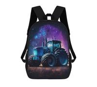 sinyumoney Galactic Tractor Adventure Backpack School Bag Business Durable Laptop Bag for Campus Outdoor Travel Sports 17inch