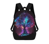 sinyumoney Galactic Tree of Life -12 School Backpack for Girls Backpack Water Repellent Casual Daypack Lightweight Rucksack Boy Girl School Backpack 17inch