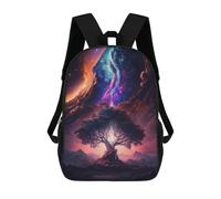 sinyumoney Galactic Tree of Life -15 Backpacks Kids School Backpack School Bag 3D Printed School Bag for Boys Elementary And Middle School Students 17inch