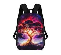 sinyumoney Galactic Tree of Life -8 School Bags Work Laptop Backpack Rucksack Bag for Campus Outdoor Travel Sports 17inch