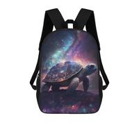 sinyumoney Galactic Turtle Journey Backpack School Lightweight Schoolbag Dayback Bookbag College for Men, Women & Teenage Boys 17inch