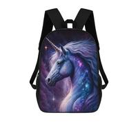 sinyumoney Galactic Unicorn Art Print-15 Backpack School Bag Daypacks Business Backpack Water Resistant Bookbag for Girls Boys Teenage 17inch