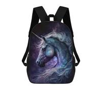 sinyumoney Galactic Unicorn Art Print-3 Backpack School Computer Rucksack for School/Work/Travel- Perfect for Travel, Work And Daily Use 17inch
