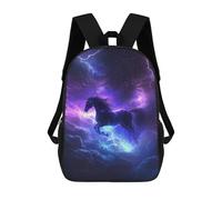 sinyumoney Galactic Unicorn Energy Backpack School Daypacks Business Backpack Water Resistant Bookbag for Camping Outdoor Adventures And Daily Travel 17inch