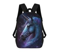 sinyumoney Galactic Unicorn Fantasy Backpack School Bag Water Resistant School Bag Business Backpack for Boys/Girls/Teenagers 17inch