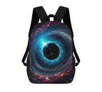sinyumoney Galactic Whirlpool Nebula Backpack Cartoon Plush Bag, 3D Backpack for Kids School Bag Birthday Gift Idea for Boys And Girls 17inch