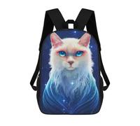 sinyumoney Galactic Whiskered Guardian -1 Backpack Schoolbags for Boys Girls Casual Sport Daypack Elementary Primary Large Capacity Bookbags 17inch