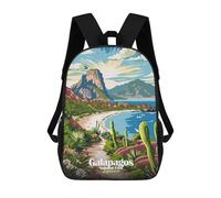 sinyumoney Galapagos National Park Ecuador Travel School Backpack Water Resistant School Bag Business Backpack for Boys/Girls/Teenagers 17inch