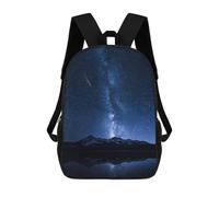 sinyumoney Galaxies Reflection Backpack School Work Laptop Backpack Rucksack Bag for Men, Women & Teenage Boys 17inch