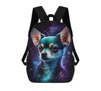 sinyumoney Galaxy Chihuahua Art Print -2 Backpack School Work Business College School for Men, Women & Teenage Boys 17inch