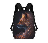 sinyumoney Galaxy Fox Animal School Backpack Large Water Resistant Laptop Backpack for Teenage Girls Boys Women Men 17inch