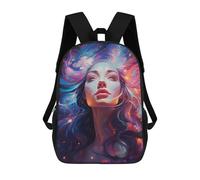 sinyumoney Galaxy Girl No8 School Backpack Water Resistant Computer Rucksack- Perfect for Travel, Work And Daily Use 17inch