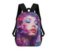 sinyumoney Galaxy Girl No9 School Backpack Water Resistant Computer Rucksack- Perfect for Travel, Work And Daily Use 17inch