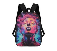 sinyumoney Galaxy Guy Children's School Backpack Fashion Casual Children's Backpacks 3D Printed School Bags Boy Large Backpack 17inch