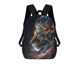 sinyumoney Galaxy King Cosmic Lion Backpack School Bag Water Resistant Computer Rucksack for Teenage Girls Boys Women Men 17inch