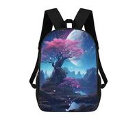 sinyumoney Galaxy Landscape Fantasy Backpack School Bag Water Resistant Travel Backpack Computer Bag for Teenage Girls Boys Women Men 17inch